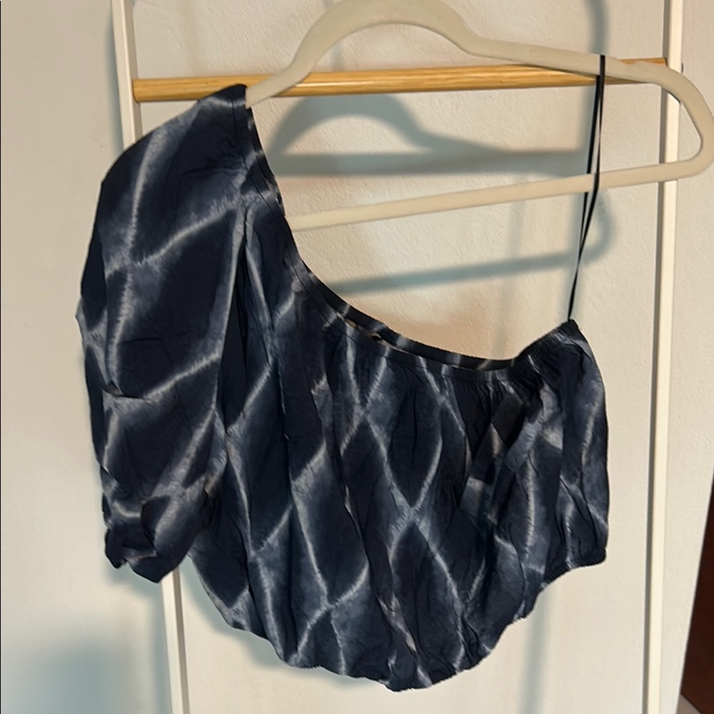 Banana Republic Stylish Blue and White Women's Top